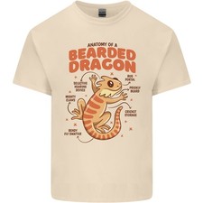 Pogona Anatomie Lézards, Reptiles, Hommes Clair T-Shirt