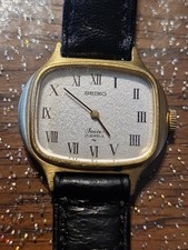 montre automatic femme vintage  seiko socie 21 jewels rare bracelet cuir
