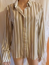 CERISE BLUE chemise rayée chemisier taille L ou 40