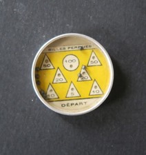 Jeu de patience game LANNE ANGERS bille perdue jaune Palette d'Or domino bleu