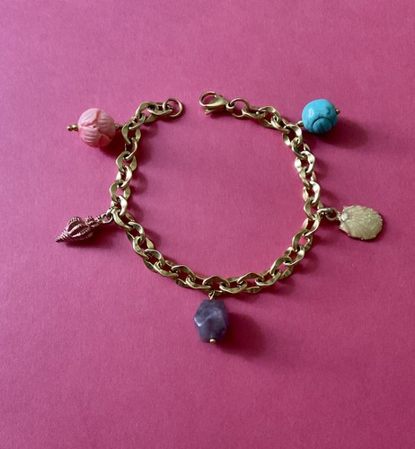 Bracelet ancien charms - , 5