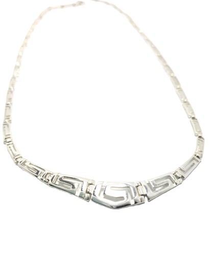 Collier méandre clé grecque