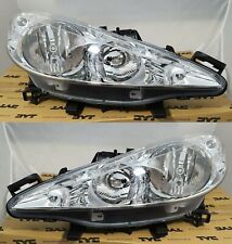 2x POUR PEUGEOT 207 2006-2009 PHARE AVANT GAUCHE DROIT ÉLECTRIQUE +MOTEUR H1 H7.