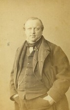 France Lawyer Charles Lachaud Old CDV photo Nadar 1865