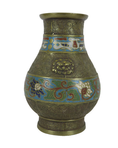 Vase chinois bronze - en,