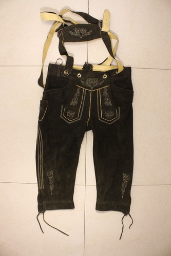 Short cuir pantalon - cuir,