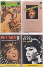 Rika Zaraï  lot de 4   K7 CASSETTES audio   Tape   A