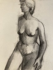 Beau Dessin Fusain Sur Papier