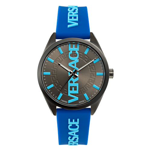 Versace montre bleu - bleu, analogique
