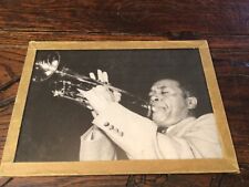 jazz trompettiste legende-Photo originale Lee COLLINS sous cadre daté 11/1951