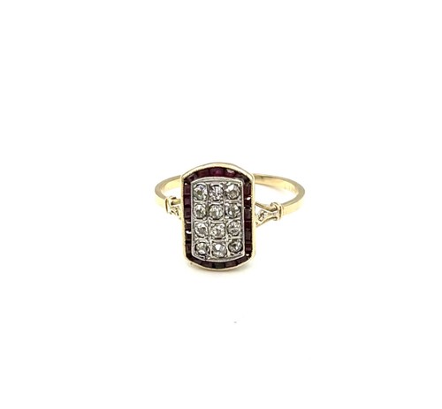 Bague carats rubis - or,