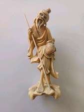 Statuette, sculpture asiatique ancienne – Sage chinois