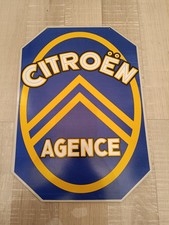 Plaque Émaillée Citroën Agence