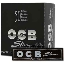 Lot de Feuilles OCB Slim PREMIUM Feuille à Rouler noir original