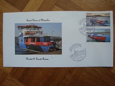 SPM/SAINT PIERRE ET MIQUELON FDC NORDET FERRY 2021 11/4 SIGNED BY THE CAPTAIN