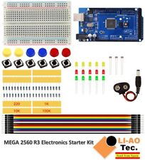 Starter Kit MEGA 2560 R3 MINI Breadboard LED Jumper Wire Button for Arduino