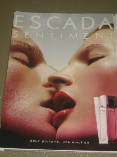 Publicité papier parfum - publicité,