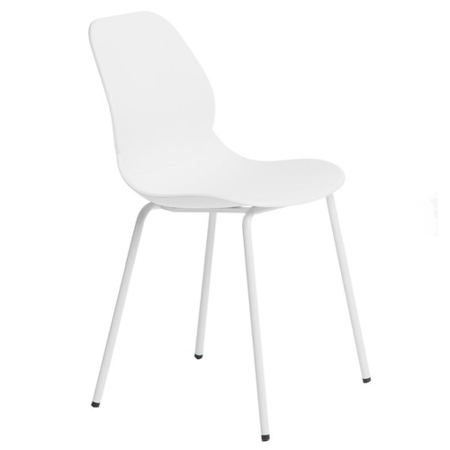 Chaise plastique blanche - plastique,