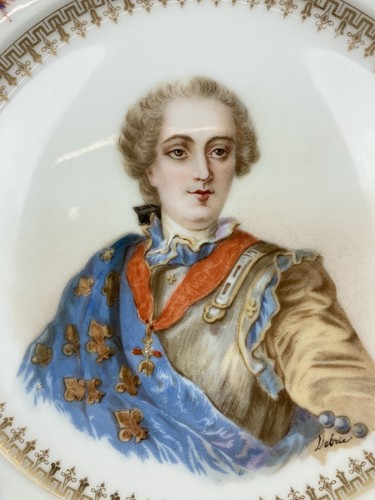 Sevres plate hand painted - sevres,