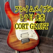 Guitare électrique Tiger eye Tiger heather CORT Colt SSH Stratocaster ST Strat
