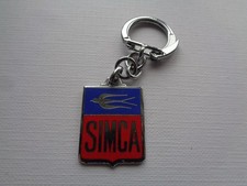 PORTE CLE METAL EMAILLE SIMCA