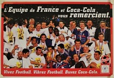 Affiche football 1998 - football, equipe