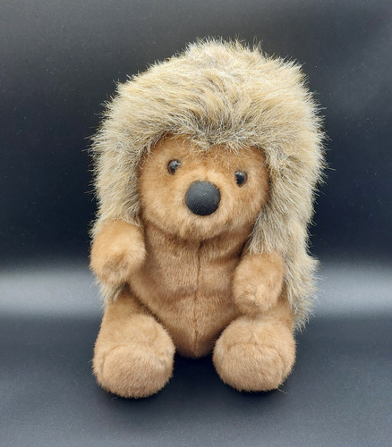 Peluche hérisson beige marron