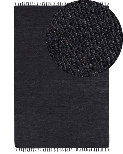 Tapis jute tressé coton - en,