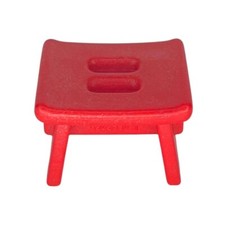 Playmobil petit tabouret rouge