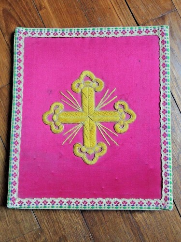 Ancienne bourse liturgique - bourse,