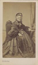 Portrait d’une femme par Persus Paris Robe Second Empire Cdv Vintage Albumine