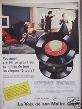 PUBLICITÉ DE PRESSE 1958