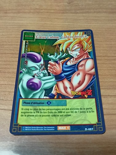 Dragon ball carte - d-467, part