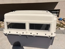 Cage transport pour Chien IATA 115*66*80 grise 