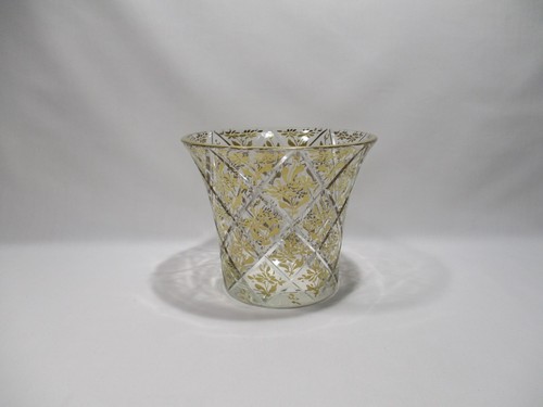 Ancien vase verre souffle - vase,