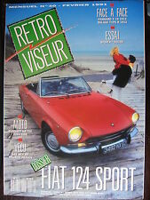 REVUE RETROVISEUR N°30 FIAT 124 SPORT PANHARD X19 DELAGE R ZUNDAPP KS 750 MEP