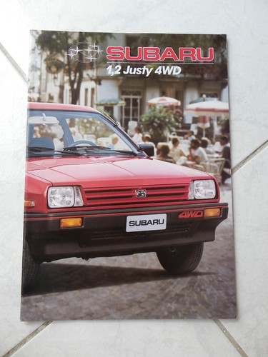 Subaru justy 4wd - 4wd, 1988