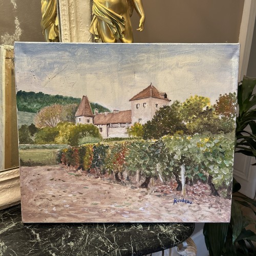 Tableau huile sur toile - tableau,