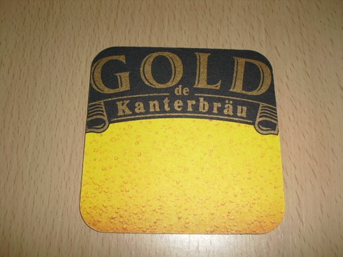Sous bock kanterbrau gold - sous-bock,