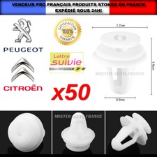 x50 CLIPS FIXATION GARNITURE PORTE PEUGEOT 307 308 407 206 207 3008 406 208 2008