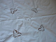 Nappe broderie Richelieu