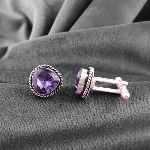 Boutons manchette iolite - boutons, en