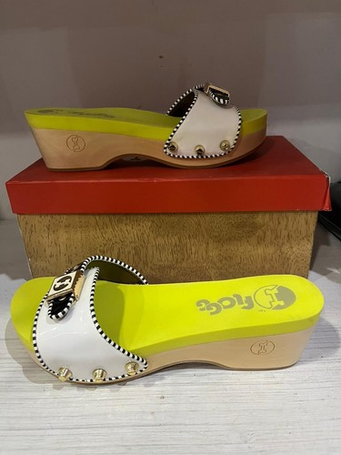 Flogg sabot femme blanc - sabot, blanc/noir
