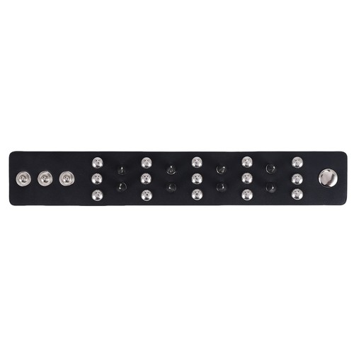 Bracelet gourmette metal - 2x(bracelet,
