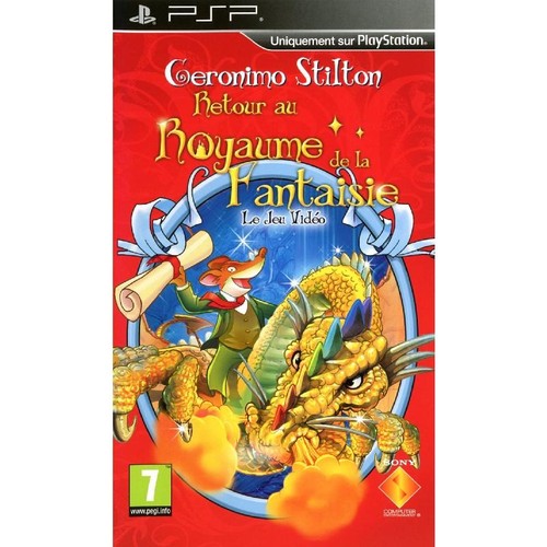 Jeu sony psp - geronimo, stilton