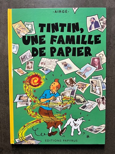 Tintin une famille - tintin, papier