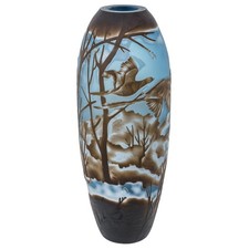 Réplique vase en verre après