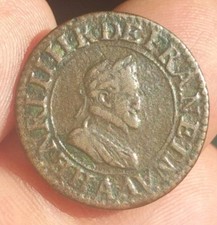 Henri IV Double Tournois 1604 A Paris.
