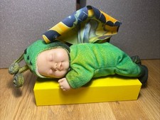 Superbe Poupon Poupée Figurine Collection Anne Geddes Vintage Papillon 28cm