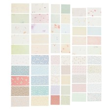  240 Pcs Papier Coloré Vintage À Motifs Fournitures De Journalisation